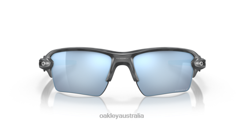 Flak 2.0 XL Prizm Deep Water Polarized Lenses, Matte Black Camo Frame Oakley2ZJX145