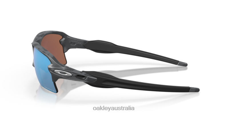 Flak 2.0 XL Prizm Deep Water Polarized Lenses, Matte Black Camo Frame Oakley2ZJX145