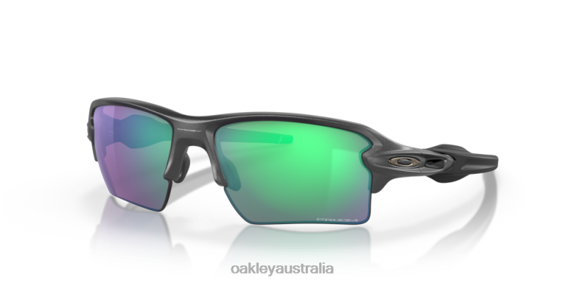 Flak 2.0 XL Prizm Road Jade Lenses, Steel Frame Oakley2ZJX142