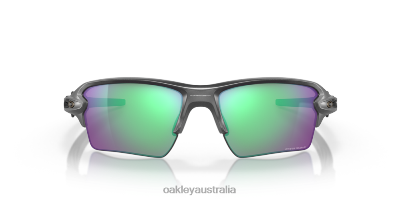 Flak 2.0 XL Prizm Road Jade Lenses, Steel Frame Oakley2ZJX142
