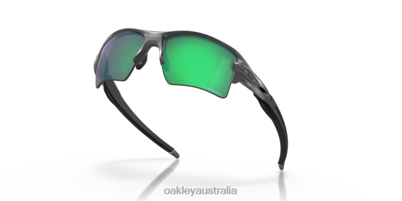 Flak 2.0 XL Prizm Road Jade Lenses, Steel Frame Oakley2ZJX142