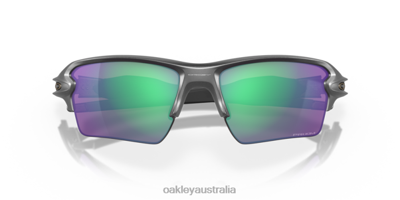 Flak 2.0 XL Prizm Road Jade Lenses, Steel Frame Oakley2ZJX142
