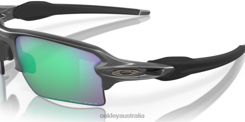Flak 2.0 XL Prizm Road Jade Lenses, Steel Frame Oakley2ZJX142