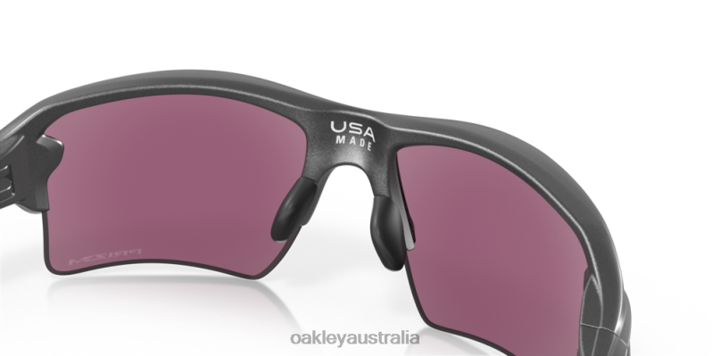 Flak 2.0 XL Prizm Road Jade Lenses, Steel Frame Oakley2ZJX142