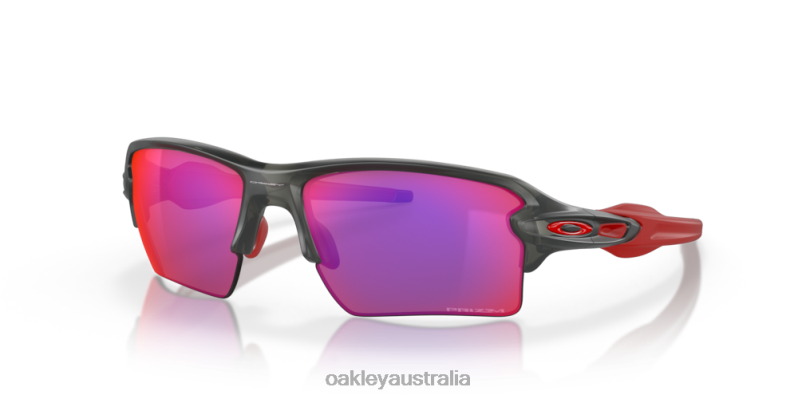 Flak 2.0 XL Prizm Road Lenses, Matte Grey Smoke Frame Oakley2ZJX126 - Click Image to Close