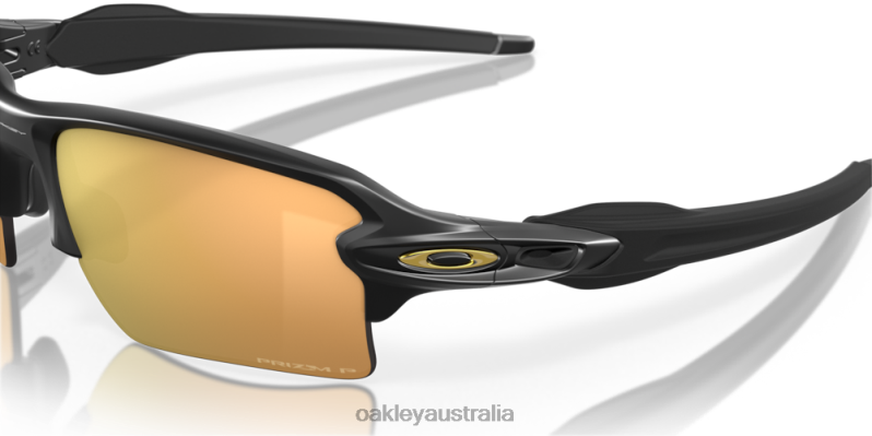 Flak 2.0 XL Prizm Rose Gold Polarized Lenses, Matte Black Frame Oakley2ZJX141