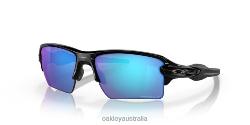 Flak 2.0 XL Prizm Sapphire Polarized Lenses, Polished Black Frame Oakley2ZJX143