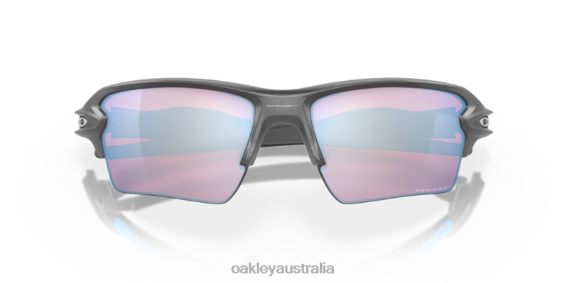 Flak 2.0 XL Prizm Snow Sapphire Lenses, Steel Frame Oakley2ZJX146