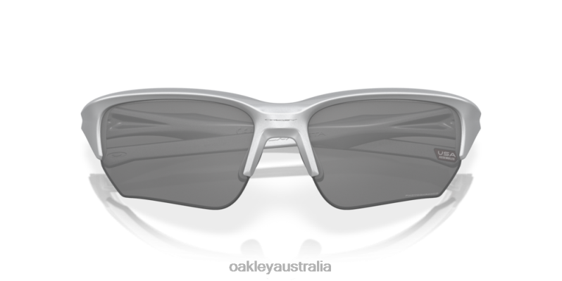 Flak Beta (Low Bridge Fit) Clear To Black Iridium Photochromic Lenses, Silver Frame Oakley2ZJX923