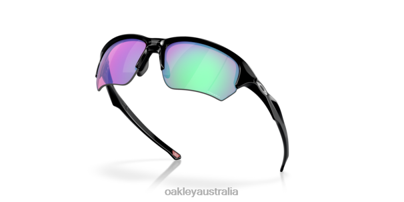 Flak Beta (Low Bridge Fit) Prizm Golf Lenses, Polished Black Frame Oakley2ZJX922