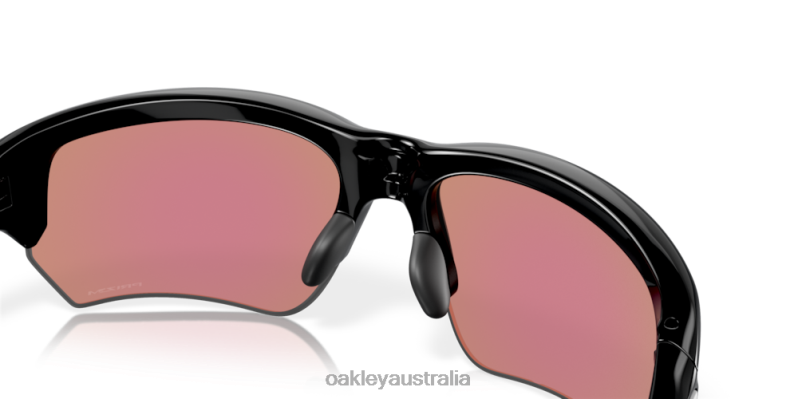 Flak Beta (Low Bridge Fit) Prizm Golf Lenses, Polished Black Frame Oakley2ZJX922