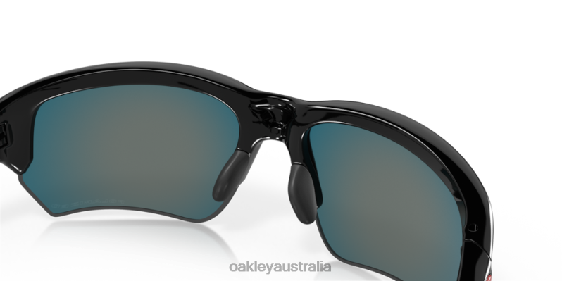 Flak Beta Ruby Iridium Polarized Lenses, Polished Black Frame Oakley2ZJX310