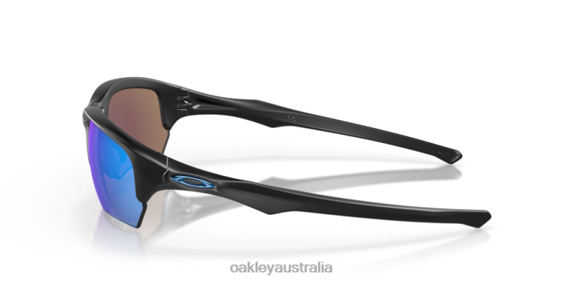 Flak Beta Sapphire Iridium Polarized Lenses, Matte Black Frame Oakley2ZJX309