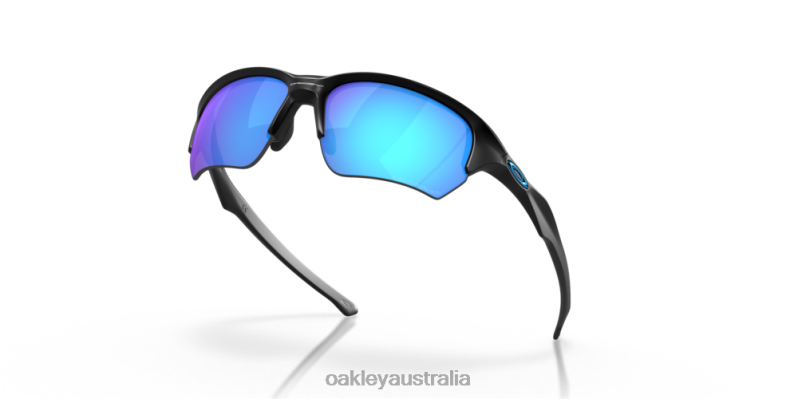 Flak Beta Sapphire Iridium Polarized Lenses, Matte Black Frame Oakley2ZJX309