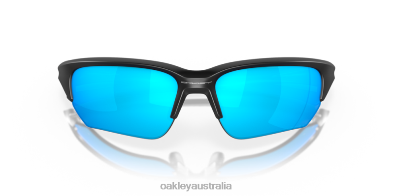 Flak Beta Sapphire Iridium Polarized Lenses, Matte Black Frame Oakley2ZJX309
