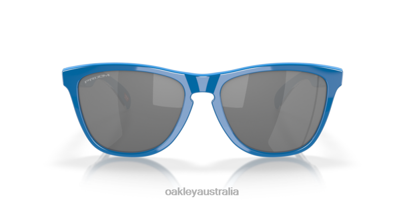 Frogskins (Low Bridge Fit) High Resolution Collection Prizm Black Lenses, Hi Res Polished Sapphire Frame Oakley2ZJX823