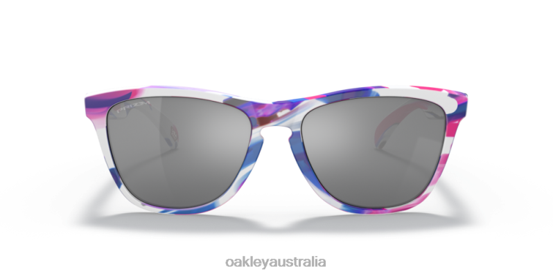 Frogskins (Low Bridge Fit) Kokoro Collection Prizm Black Lenses, Kokoro Frame Oakley2ZJX824