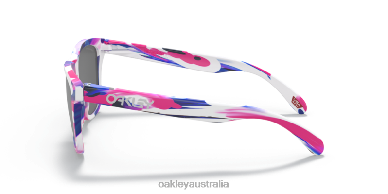 Frogskins (Low Bridge Fit) Kokoro Collection Prizm Black Lenses, Kokoro Frame Oakley2ZJX824