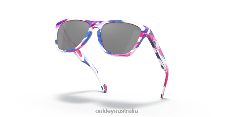 Frogskins (Low Bridge Fit) Kokoro Collection Prizm Black Lenses, Kokoro Frame Oakley2ZJX824