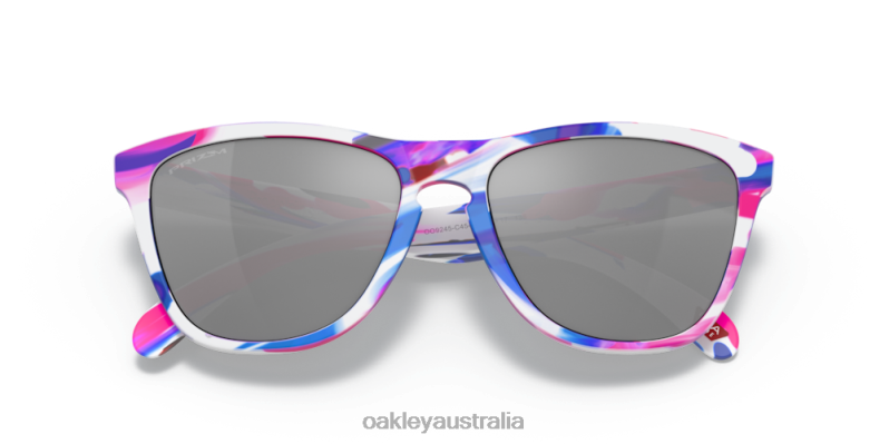 Frogskins (Low Bridge Fit) Kokoro Collection Prizm Black Lenses, Kokoro Frame Oakley2ZJX824