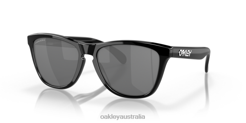 Frogskins (Low Bridge Fit) Prizm Black Lenses, Polished Black Frame Oakley2ZJX809