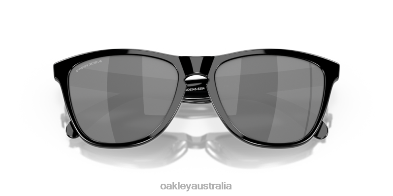 Frogskins (Low Bridge Fit) Prizm Black Lenses, Polished Black Frame Oakley2ZJX809
