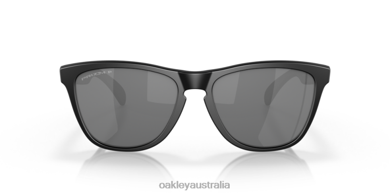 Frogskins (Low Bridge Fit) Prizm Black Polarized Lenses, Matte Black Frame Oakley2ZJX814
