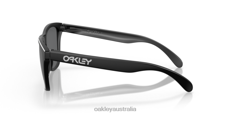 Frogskins (Low Bridge Fit) Prizm Black Polarized Lenses, Matte Black Frame Oakley2ZJX814