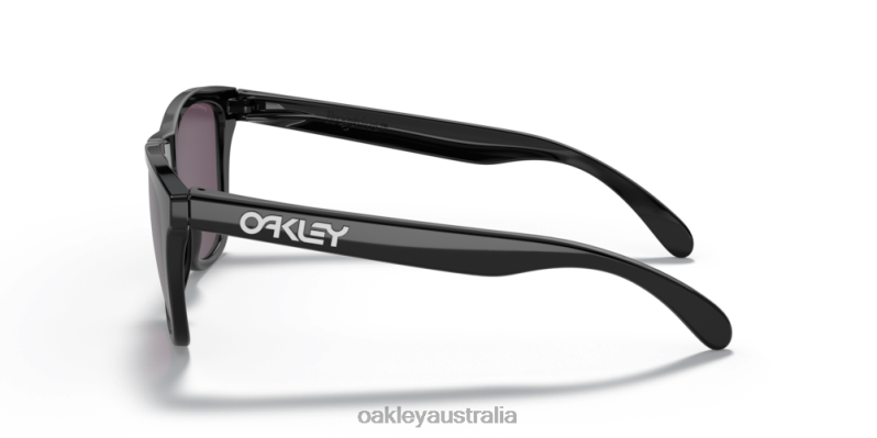 Frogskins (Low Bridge Fit) Prizm Grey Lenses, Polished Black Frame Oakley2ZJX813