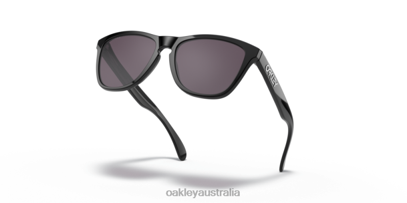 Frogskins (Low Bridge Fit) Prizm Grey Lenses, Polished Black Frame Oakley2ZJX813