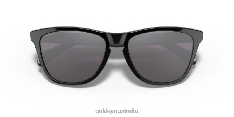 Frogskins (Low Bridge Fit) Prizm Grey Lenses, Polished Black Frame Oakley2ZJX813