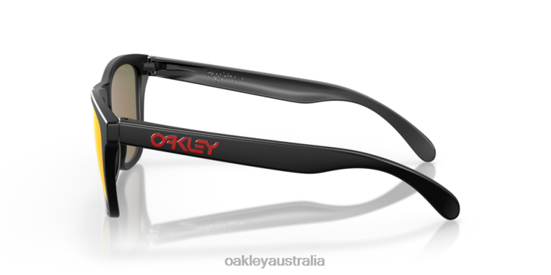 Frogskins (Low Bridge Fit) Prizm Ruby Lenses, Matte Black Frame Oakley2ZJX810