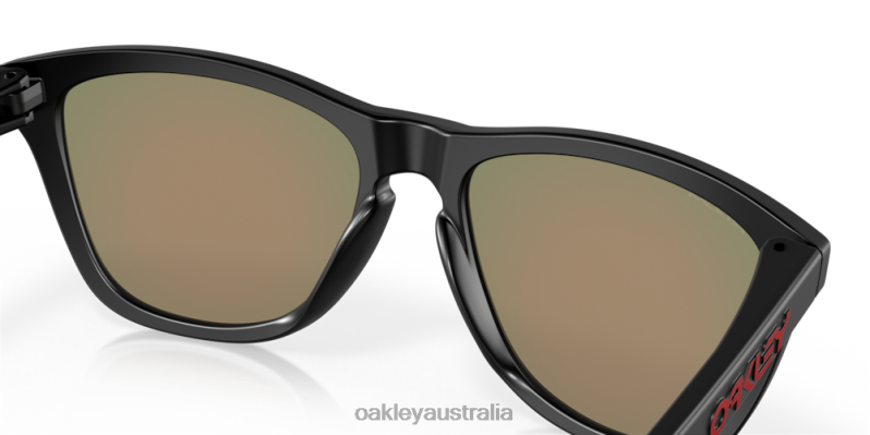 Frogskins (Low Bridge Fit) Prizm Ruby Lenses, Matte Black Frame Oakley2ZJX810