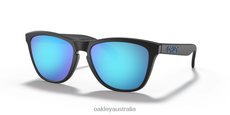 Frogskins (Low Bridge Fit) Prizm Sapphire Lenses, Matte Black Frame Oakley2ZJX808
