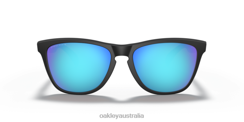 Frogskins (Low Bridge Fit) Prizm Sapphire Lenses, Matte Black Frame Oakley2ZJX808