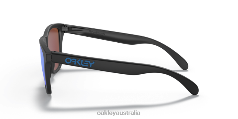 Frogskins (Low Bridge Fit) Prizm Sapphire Lenses, Matte Black Frame Oakley2ZJX808