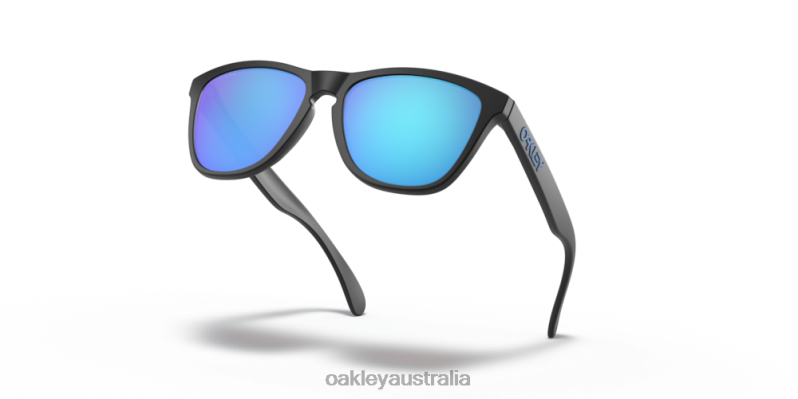Frogskins (Low Bridge Fit) Prizm Sapphire Lenses, Matte Black Frame Oakley2ZJX808