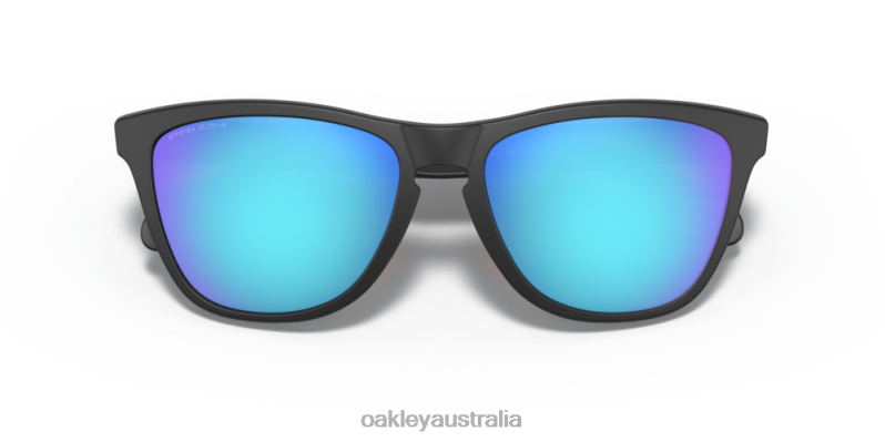 Frogskins (Low Bridge Fit) Prizm Sapphire Lenses, Matte Black Frame Oakley2ZJX808