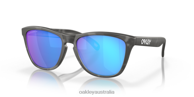 Frogskins (Low Bridge Fit) Prizm Sapphire Polarized Lenses, Matte Black Tortoise Frame Oakley2ZJX821