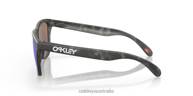 Frogskins (Low Bridge Fit) Prizm Sapphire Polarized Lenses, Matte Black Tortoise Frame Oakley2ZJX821