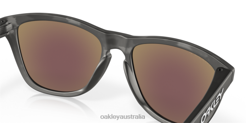 Frogskins (Low Bridge Fit) Prizm Sapphire Polarized Lenses, Matte Black Tortoise Frame Oakley2ZJX821