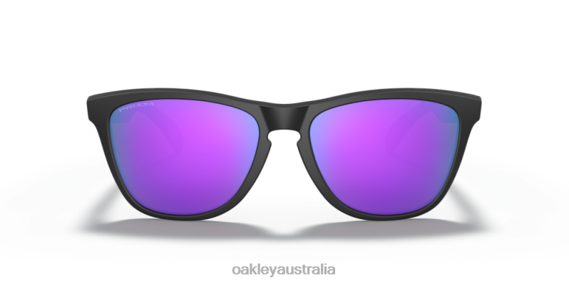 Frogskins (Low Bridge Fit) Prizm Violet Lenses, Matte Black Frame Oakley2ZJX815