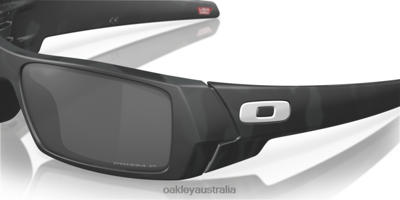 Gascan Prizm Black Polarized Lenses, Matte Black Camo Frame Oakley2ZJX321