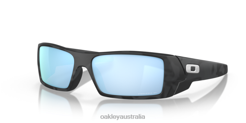 Gascan Prizm Deep Water Polarized Lenses, Matte Black Camo Frame Oakley2ZJX322