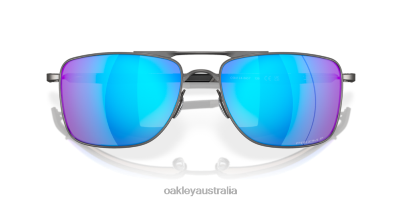 Gauge 8 Prizm Sapphire Polarized Lenses, Matte Gunmetal Frame Oakley2ZJX513