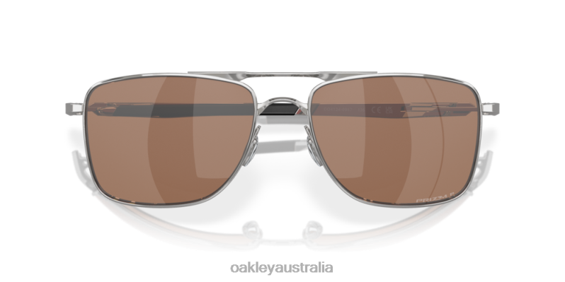 Gauge 8 Prizm Tungsten Polarized Lenses, Polished Chrome Frame Oakley2ZJX514
