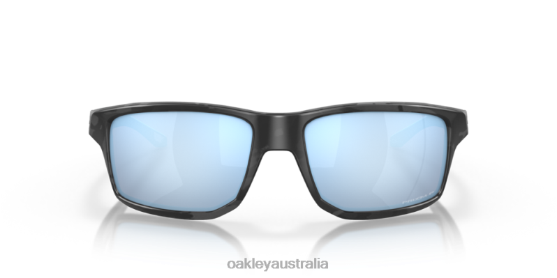 Gibston Prizm Deep Water Polarized Lenses, Matte Black Camo Frame Oakley2ZJX392