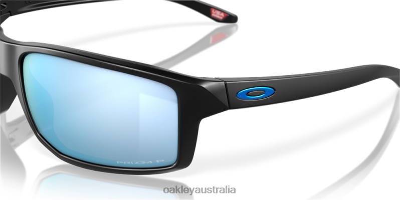 Gibston Prizm Deep Water Polarized Lenses, Matte Black Frame Oakley2ZJX389
