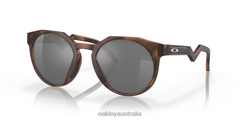 HSTN (Low Bridge Fit) Prizm Black Polarized Lenses, Matte Brown Tortoise Frame Oakley2ZJX1011