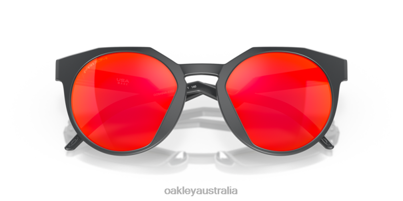 HSTN (Low Bridge Fit) Prizm Ruby Lenses, Matte Carbon Frame Oakley2ZJX1009